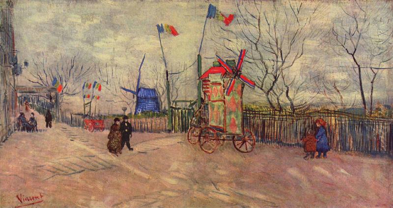 Vincent Van Gogh Le Moulin a Poivre China oil painting art